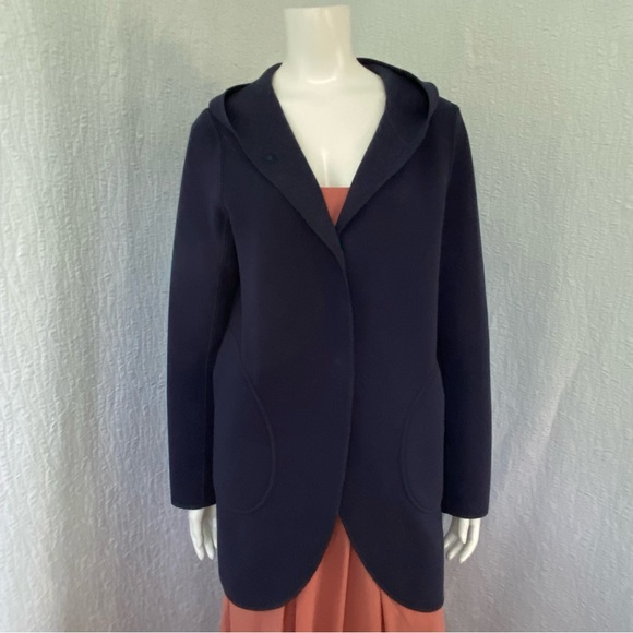 Lululemon Blue Reversible City Bound Wrap Jacket Hoodie Cardigan Size small - Picture 4 of 11